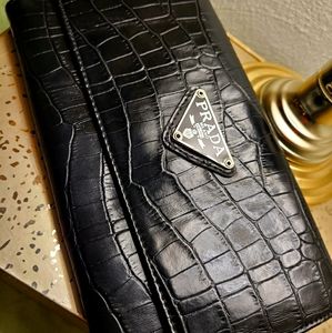PRADA snakeskin wallet